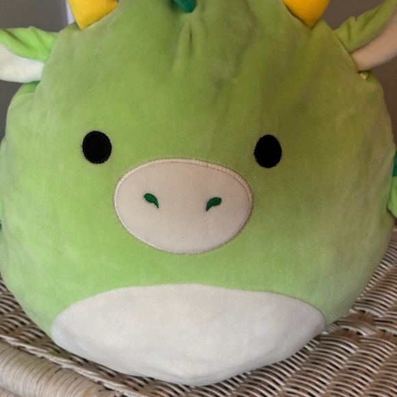 Squishmallows Green Dragon Dexter Plush Toy 12” - Picture 5 of 5